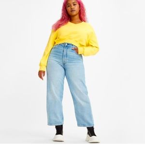 Levi’s Ribcage Straight Ankle Jeans - Medium Wash Size 27